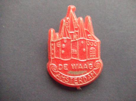Amsterdam De Waag Rijksmonument rood